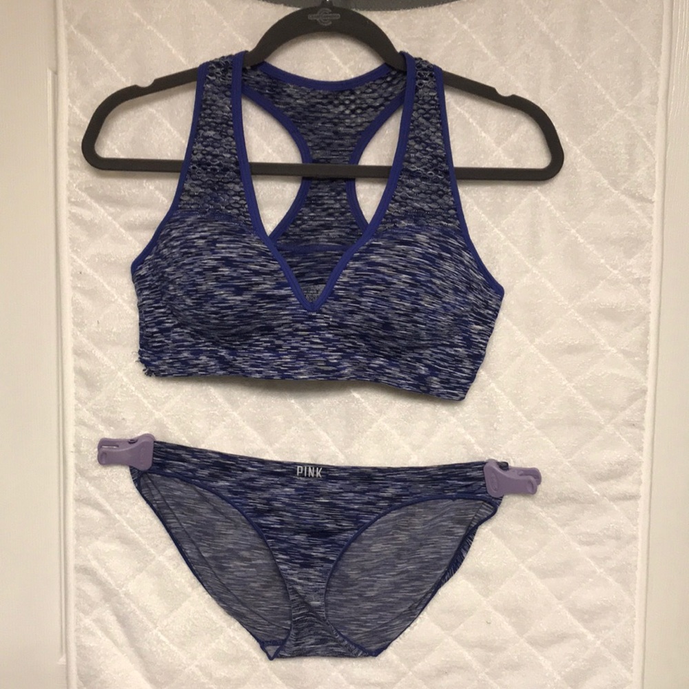 PINK Sport bra/brief set
